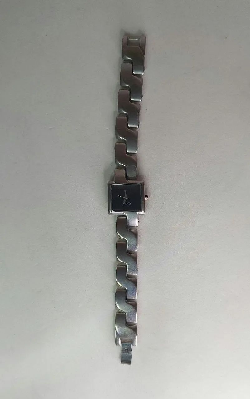 Relógio Zero estilo quadrado minimalista japonês 