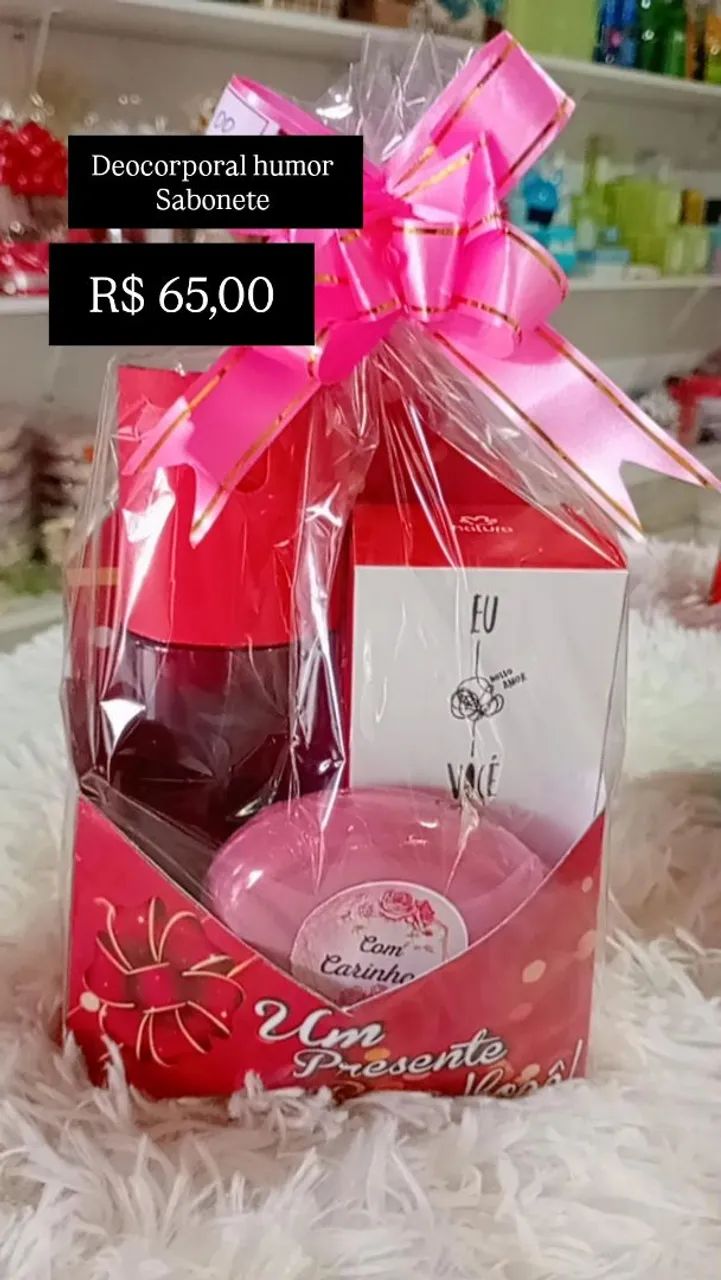 Presente desodorante corporal Humor e sabonete 