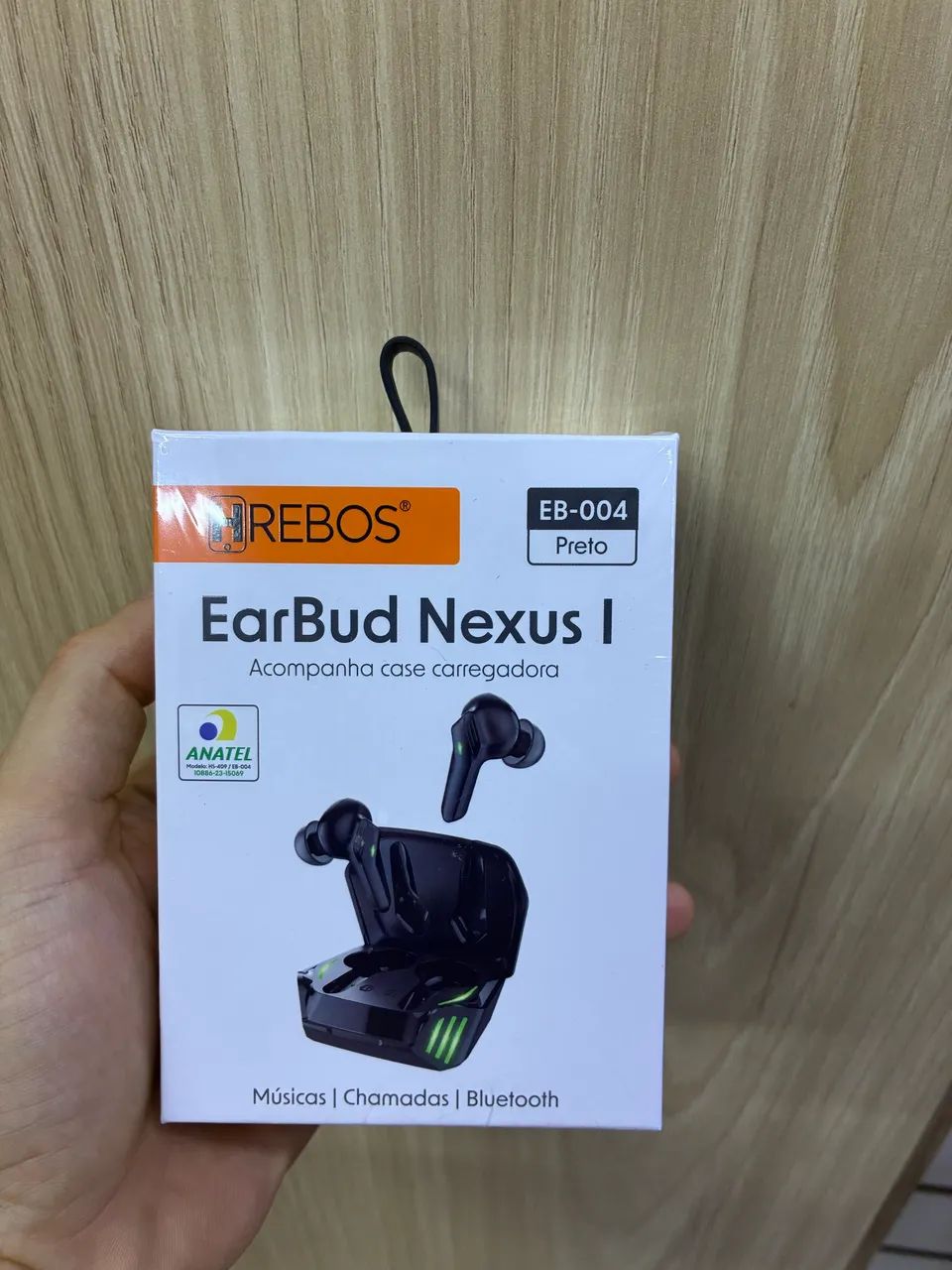 Fone Bluetooth Gamer Sem Fio Earbuds TWS com Microfone e Case - Produto NOVO