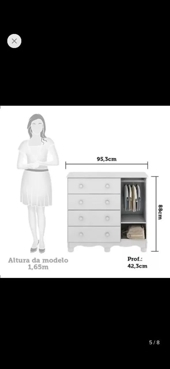 Móveis de bebê cômoda  - Foto 3