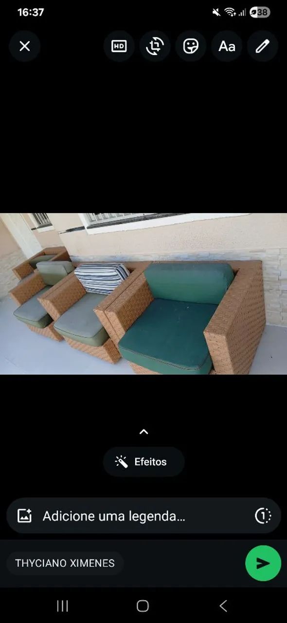 4 poltronas decorativas