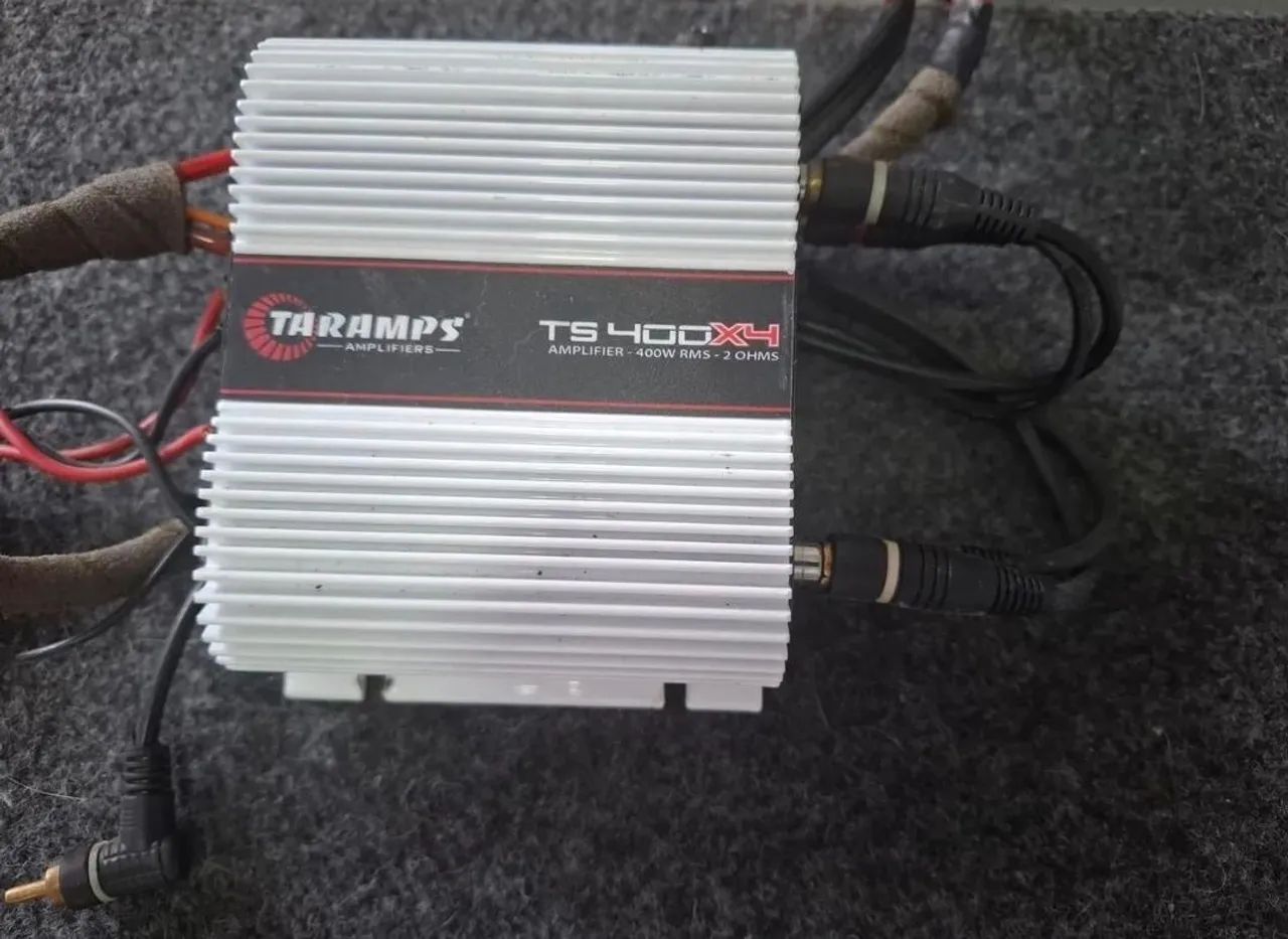 Caixa de Som JBL MG1000 12? + Módulo Taramps 400X4 - Foto 4