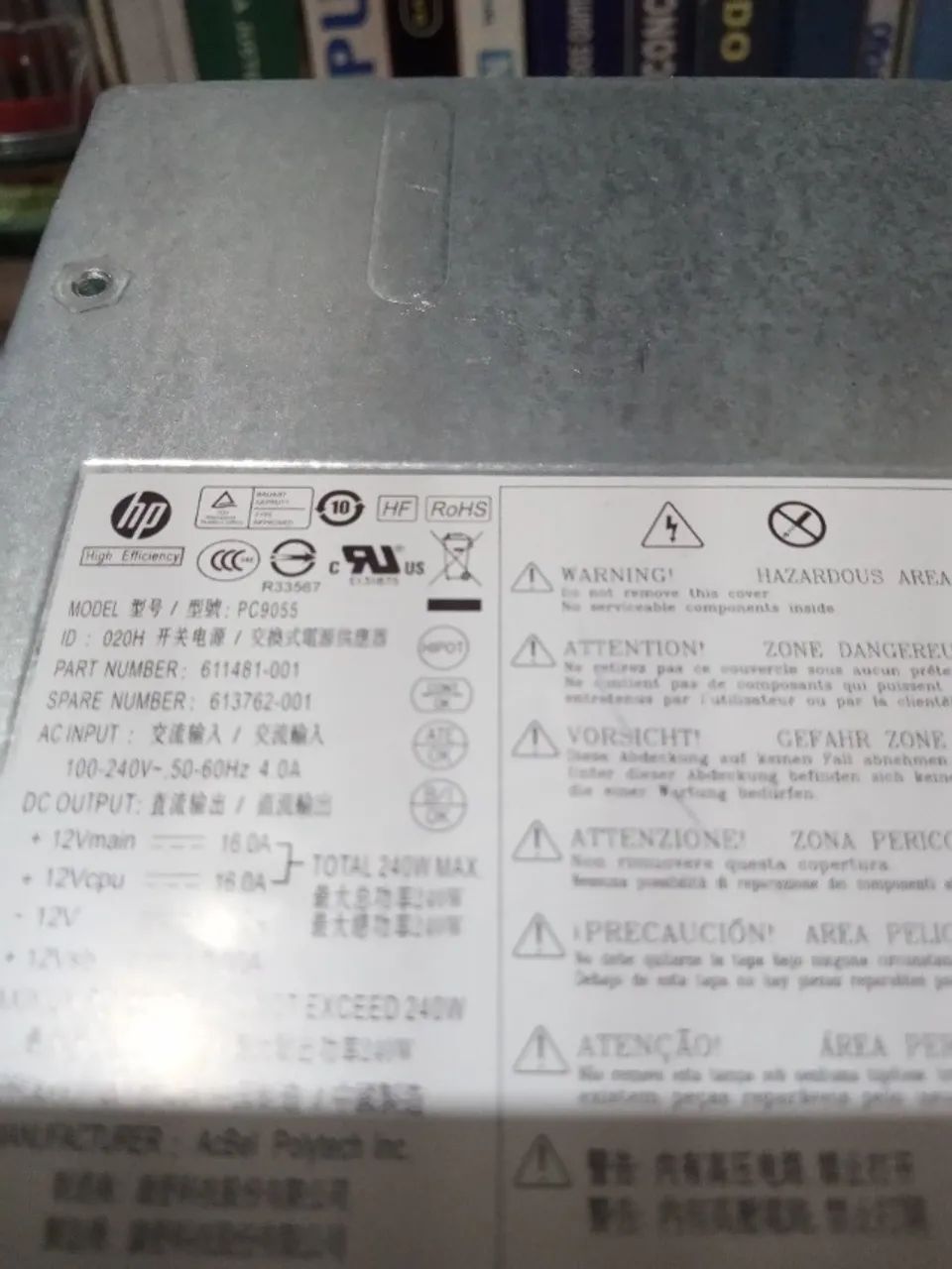 Fonte Real HP 9055 - Foto 2