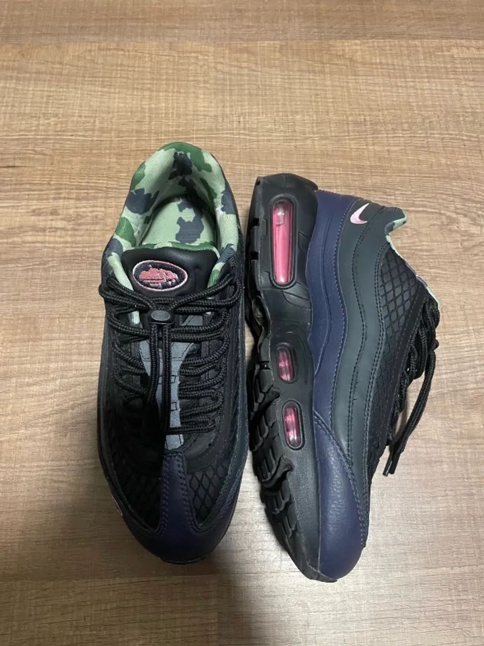 tênis Nike air max 95 corteiz rosa - Foto 3