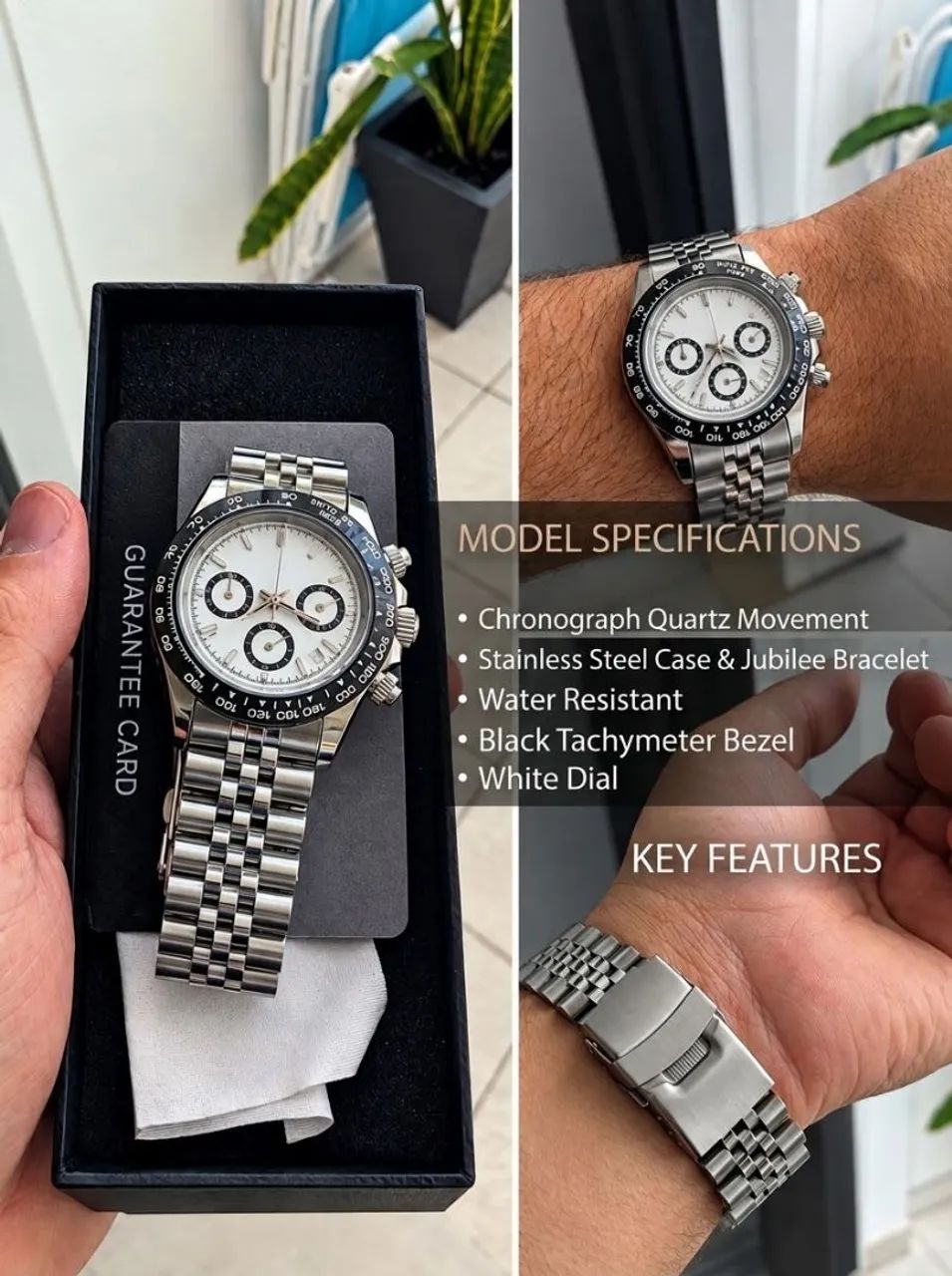 Relógio AIMIMO Daytona Panda 40mm - Foto 2