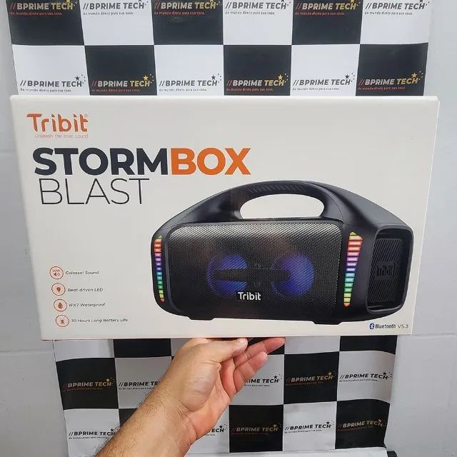 Caixa de Som Tribit StormBox Blast 90W Bluetooth Usada + Bolsa