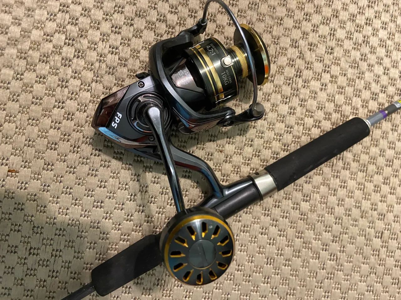 Conjunto de pesca vara e molinete  - Foto 3
