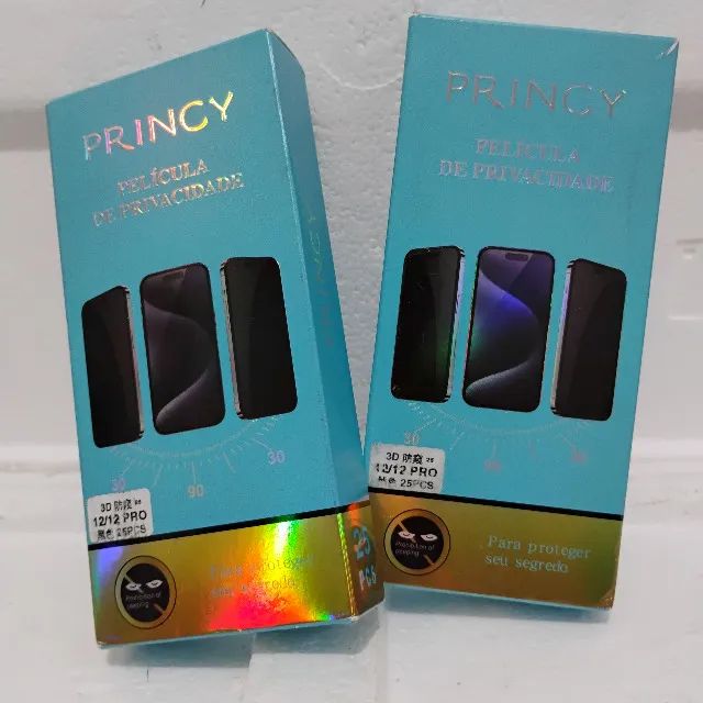 Kit 2 Caixas Películas 3D Vision Privacidade - 12/12PRO. Princy