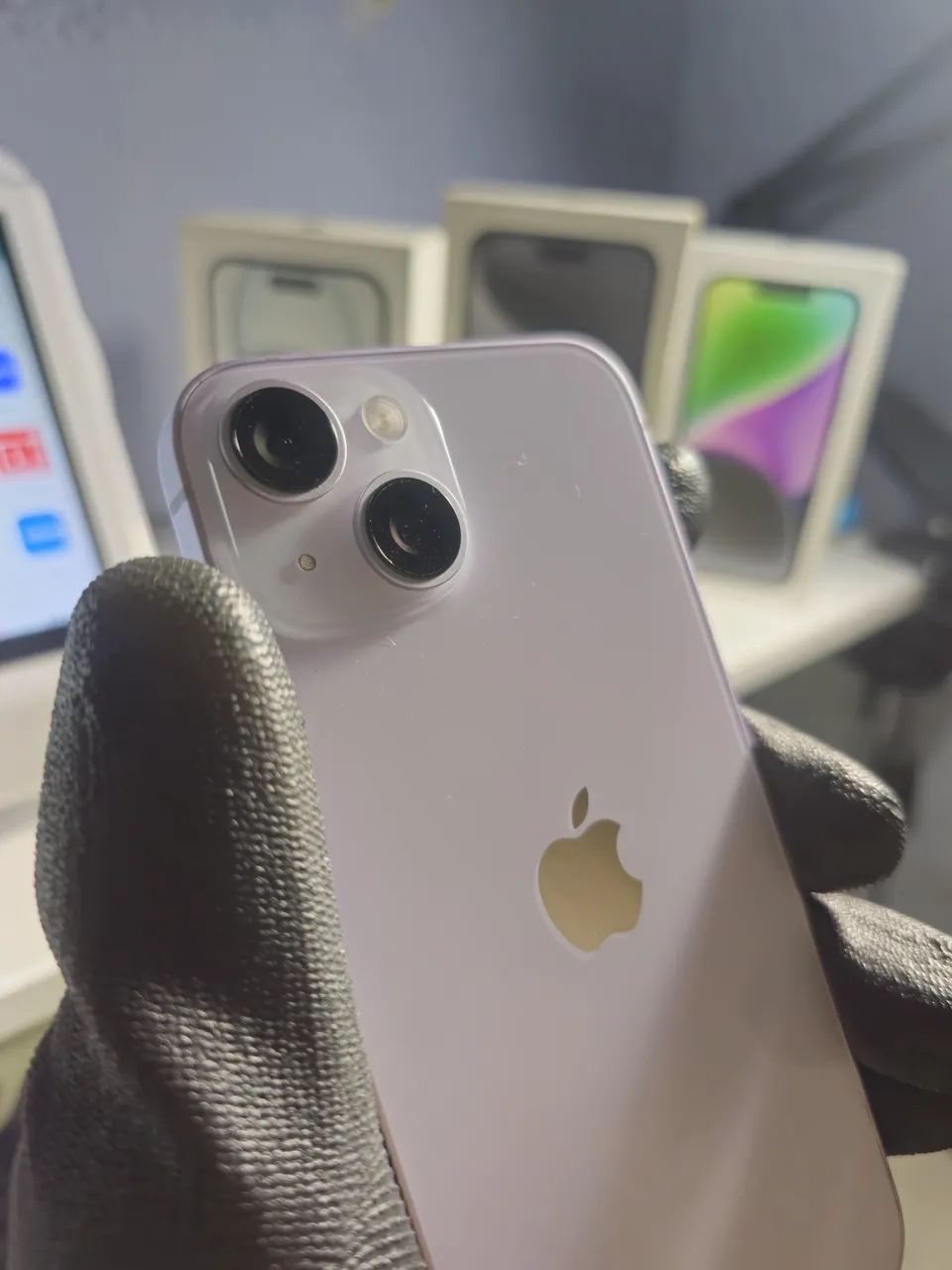 iPhone 14 lilás 128GB - Foto 4