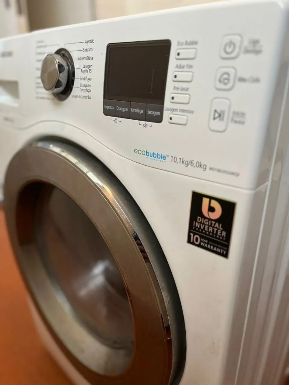 Lava e Seca Samsung 10,1kg, EcoBubble, Digital inverter, 220V (WD106UHSAWQF)