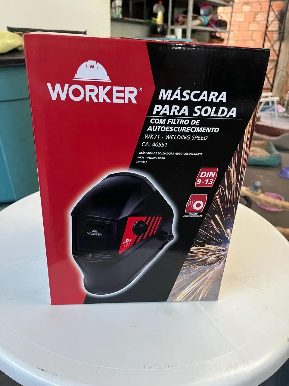 Máscara de solda automática 