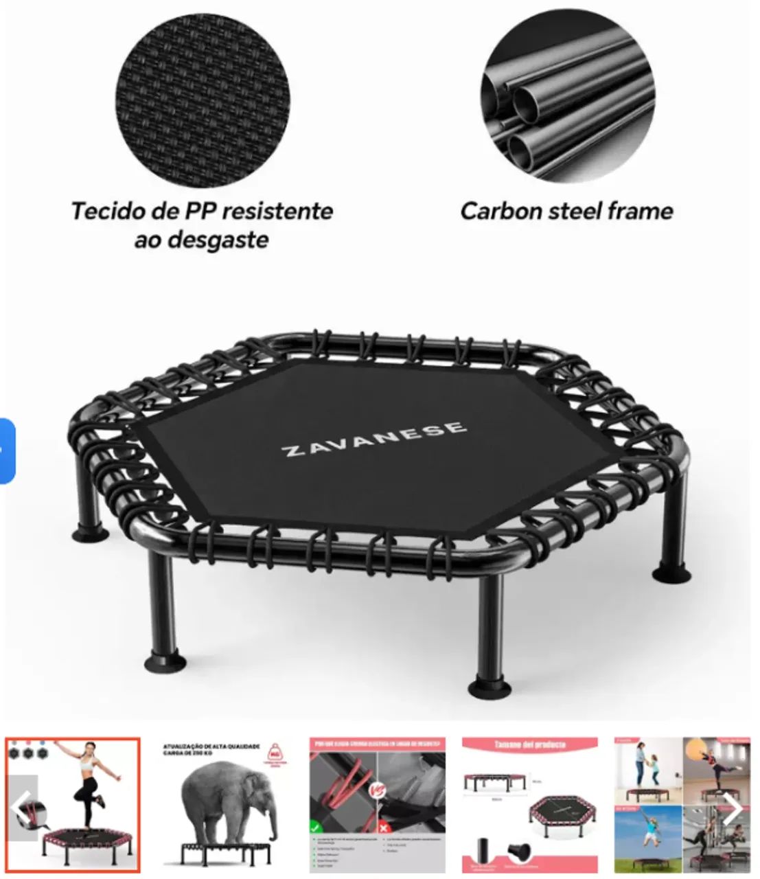 Cama elástica mini jump profissional ZANESE - Foto 2