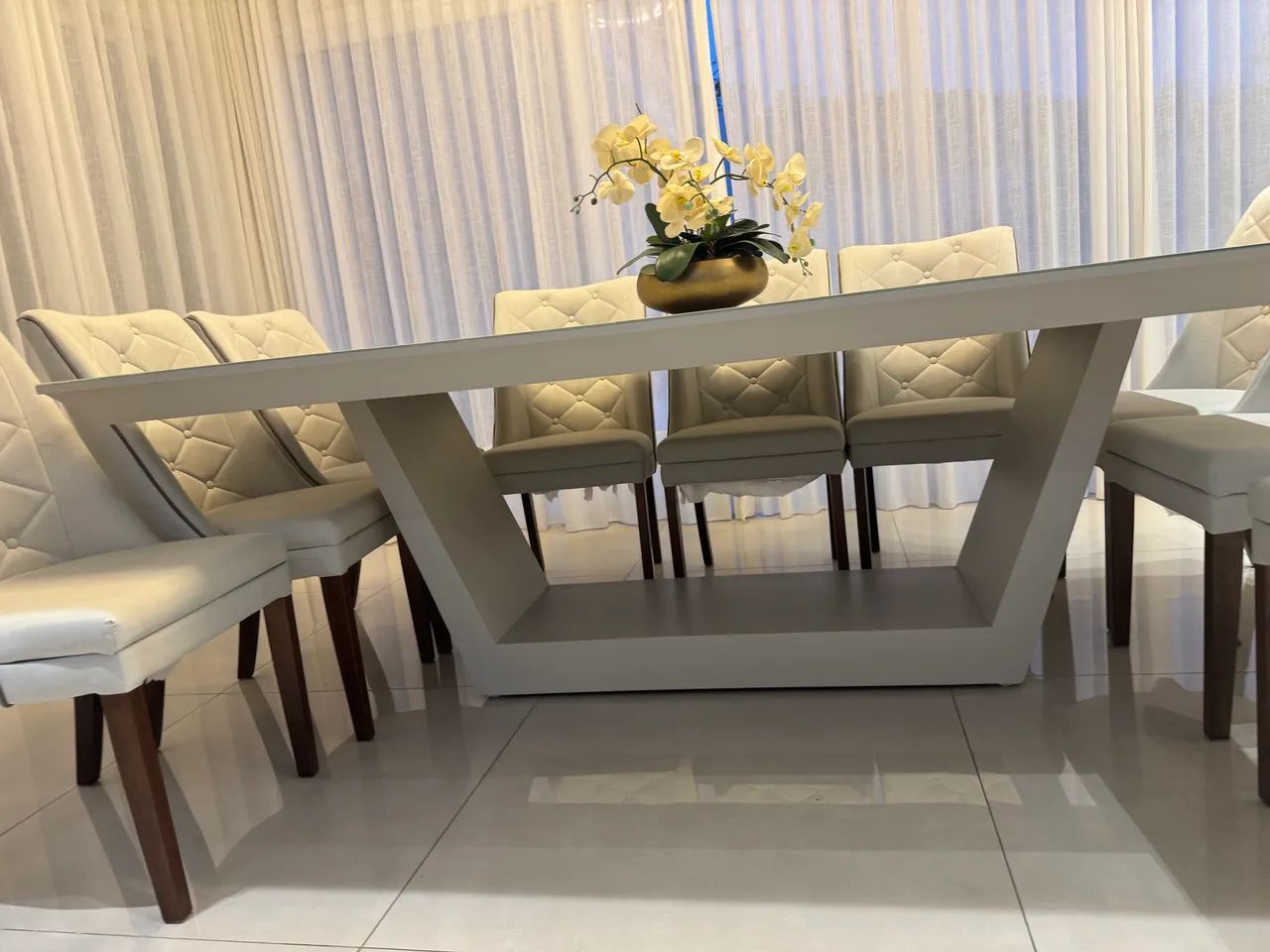 Jogo de mesa de jantar 10 lugares  - Foto 2