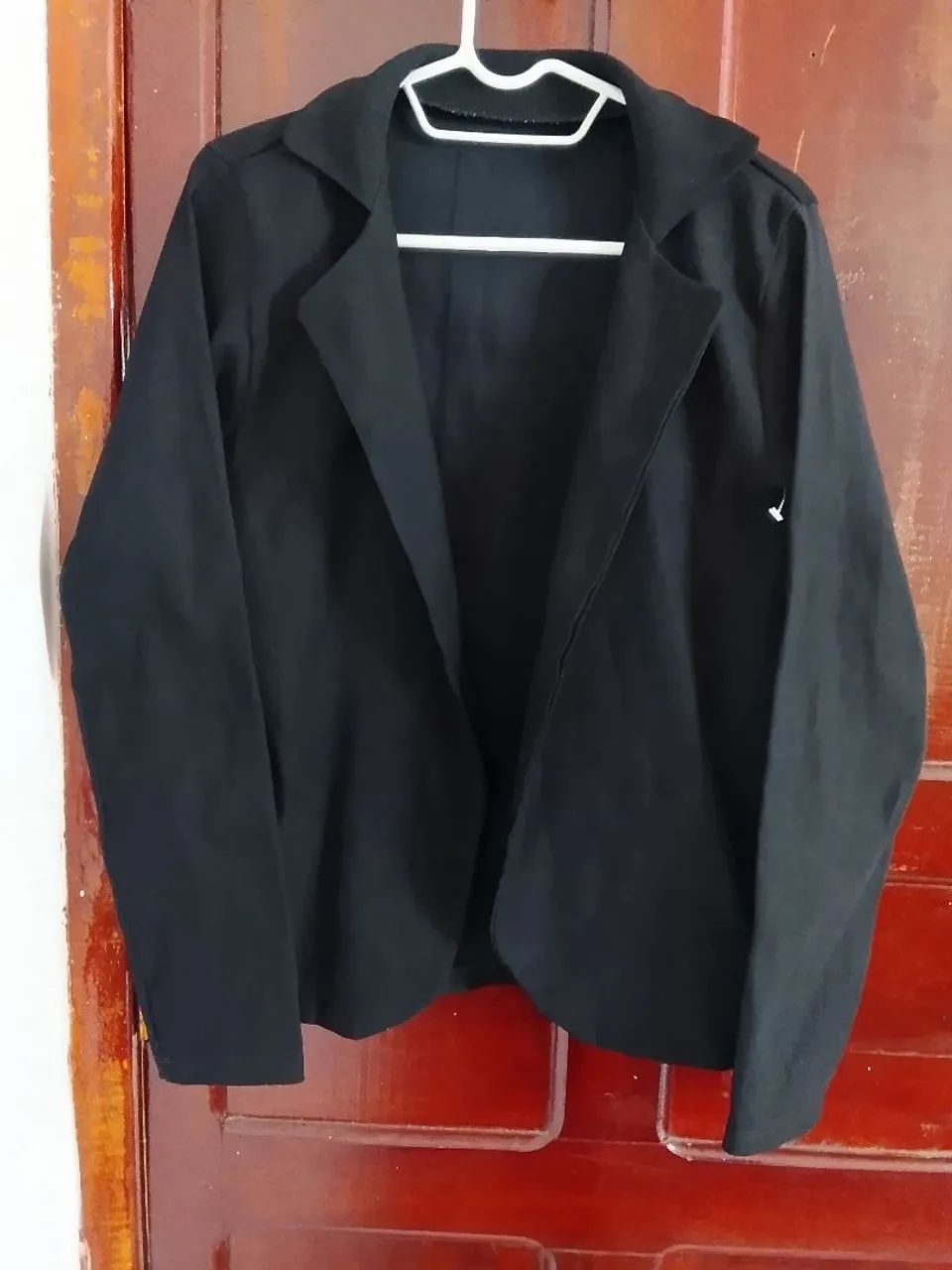 Blazer preto M ( microfibra) - Foto 2