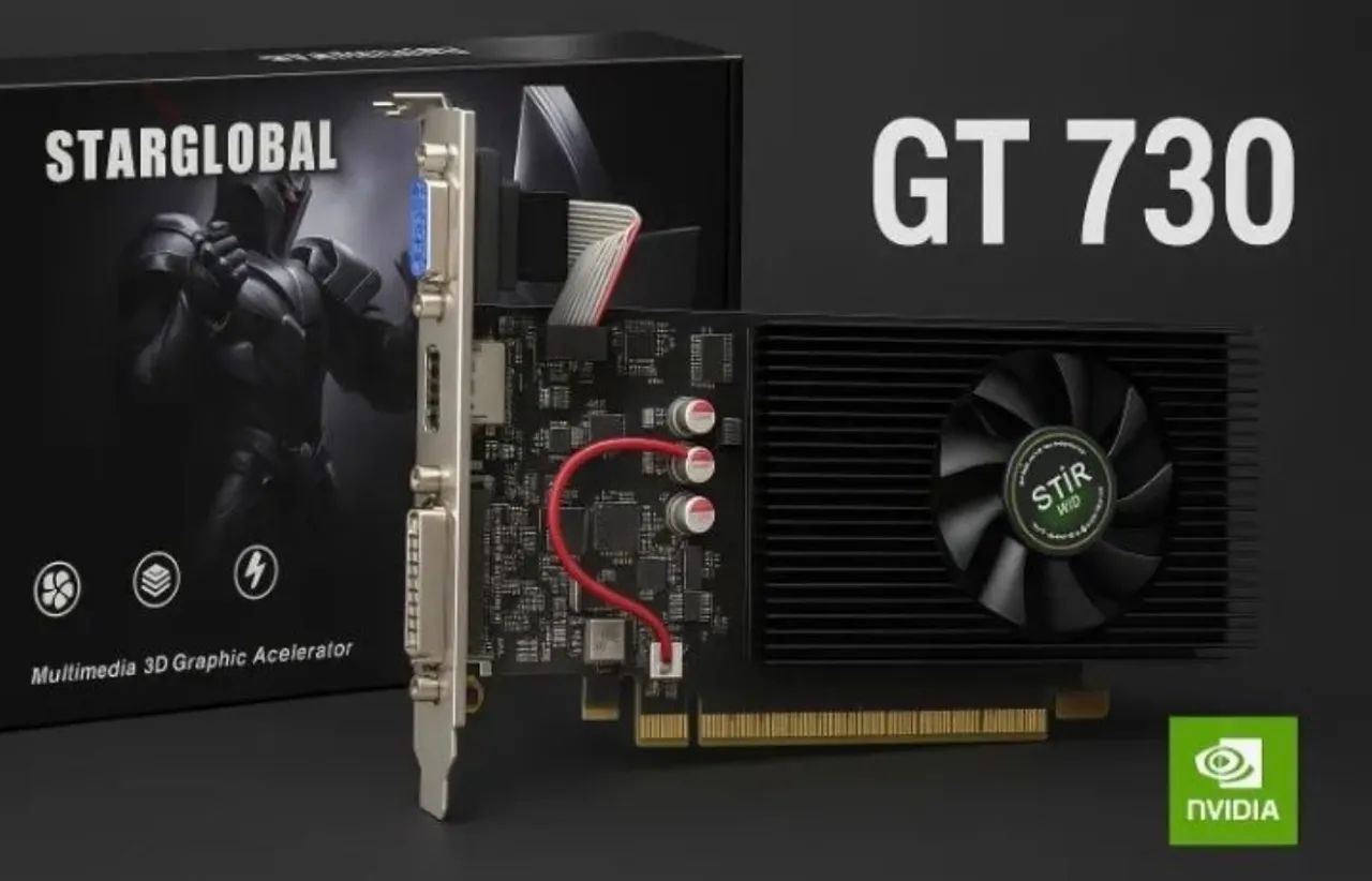 Placa de vídeo Nvidia GT 730 | 4GB | Semi nova