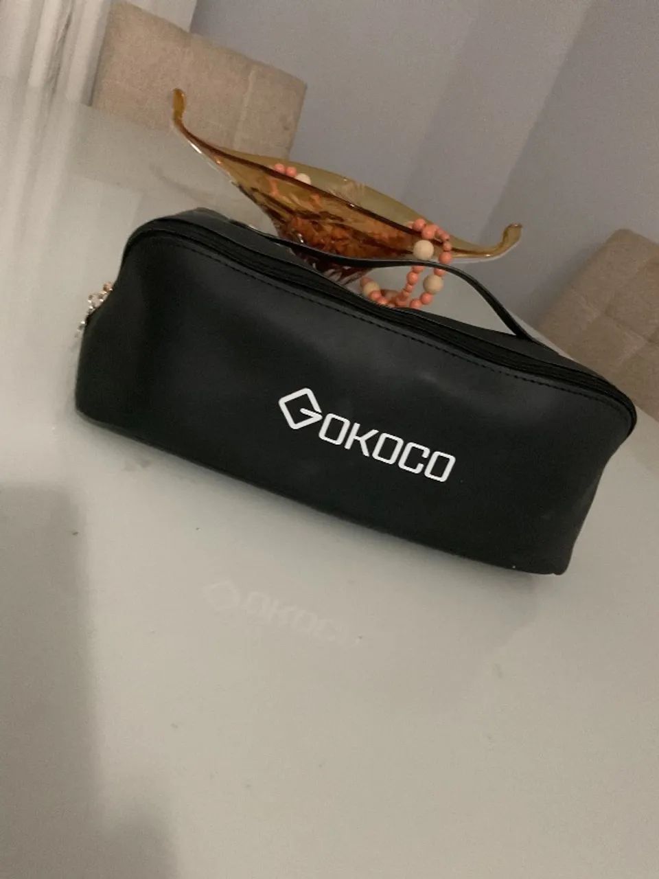 Escova secadora gokoco 5 em 1 dourada  - Foto 3