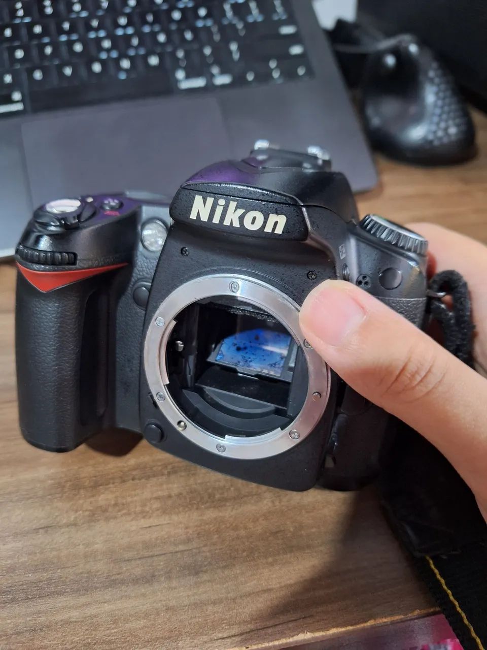 Nikon d90 - espelho travado - Câmeras e Filmadoras - Santa