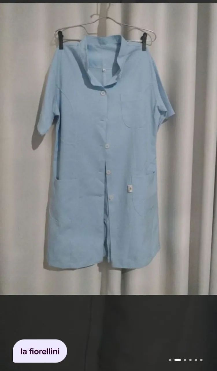 Jaleco azul claro - Foto 2
