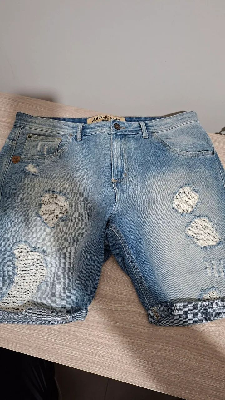 Bermuda Jeans John John tamanho 46