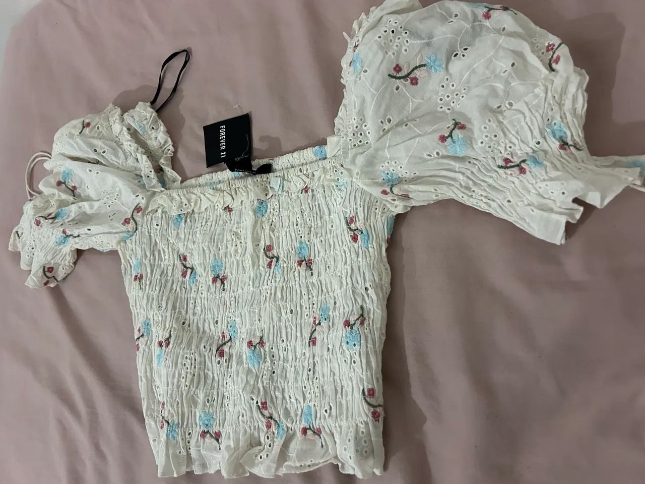 Blusa branca | forever 21| nova com etiqueta  - Foto 4