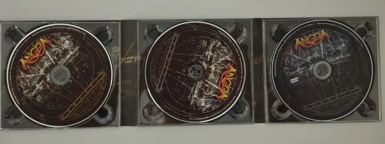 Angra - Álbum Triplo = 2Cd + 1Dvd - Acoustic Live At Opera De
