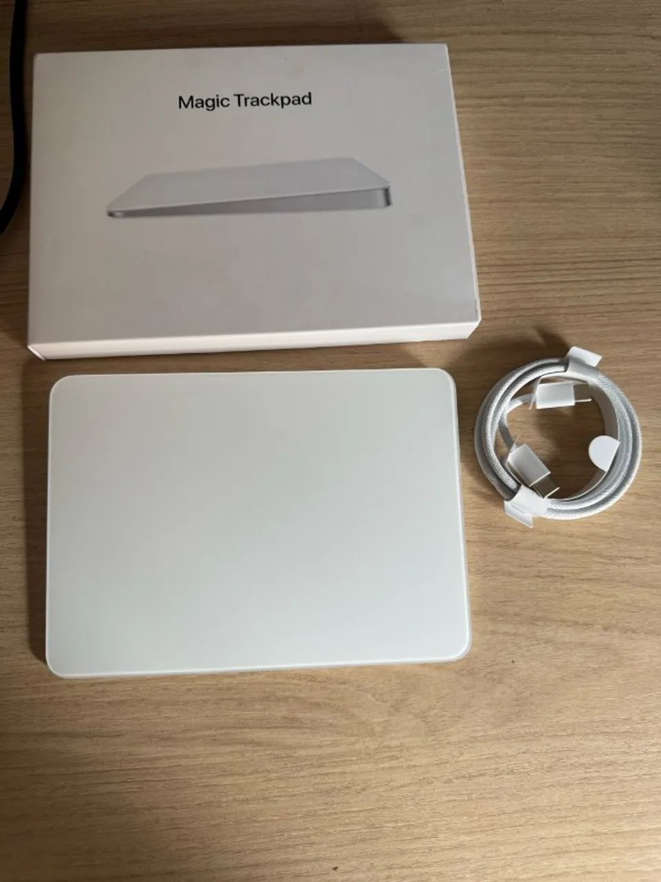 Apple Magic Trackpad USB-C Branco - Com Caixa, Cabo e NF