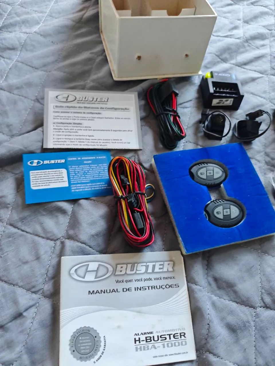 Alarme Automotivo H-Buster HBA-1000 Completo na Caixa com 2 Controles - Foto 6
