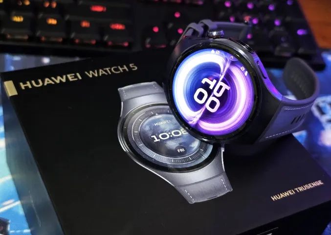 Huawei Watch 5 46mm eSIM X-TAP Roxo Android e iPhone