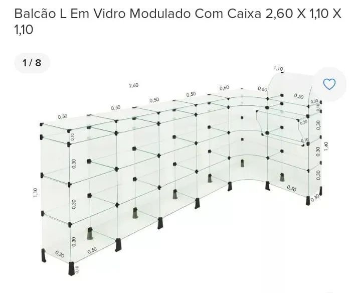 Balcão vitrine