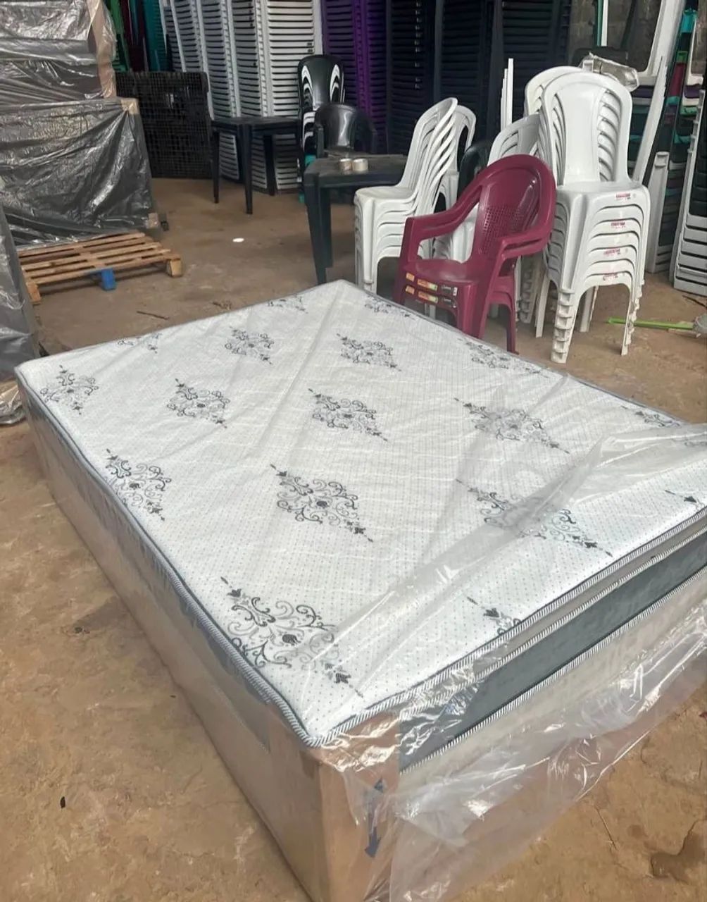 Cama box casal com PILLOW promoção  - Foto 2