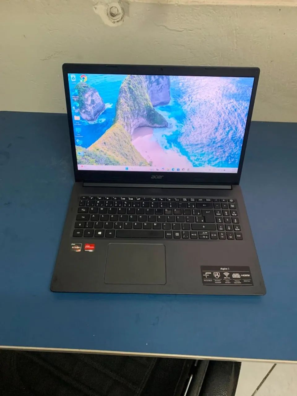 Notebook Acer Aspire 3A315-23 c/placa Video  e processador Ryzen - Foto 5