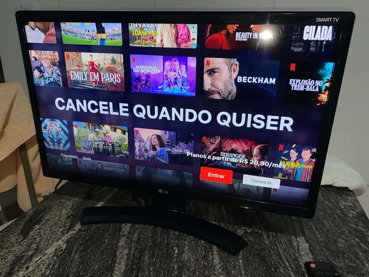 TV LG Smart 24 polegadas Perfeita. ACEITO CARTÃO  - Foto 5