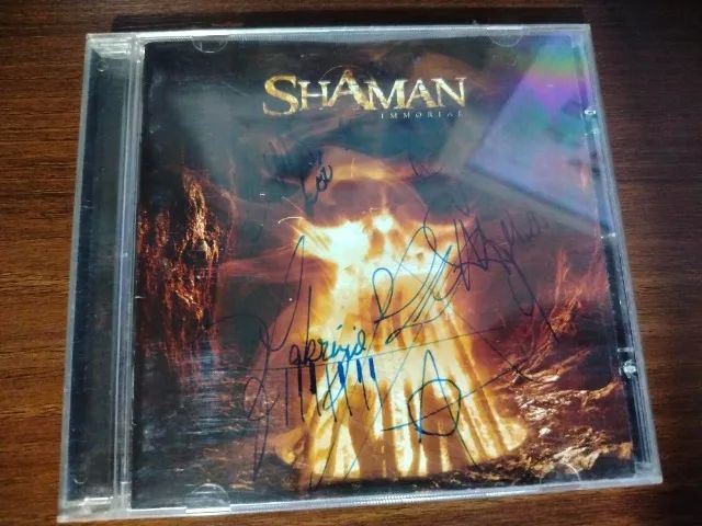 Shaman - Immortal (2007) - AUTOGRAFADO