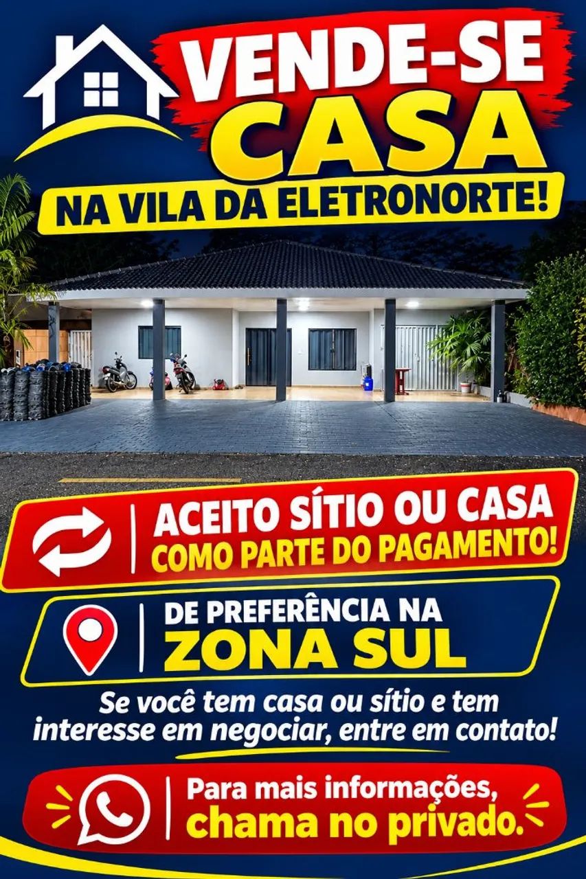 Vende-se. casa  na vila da eletronorte 