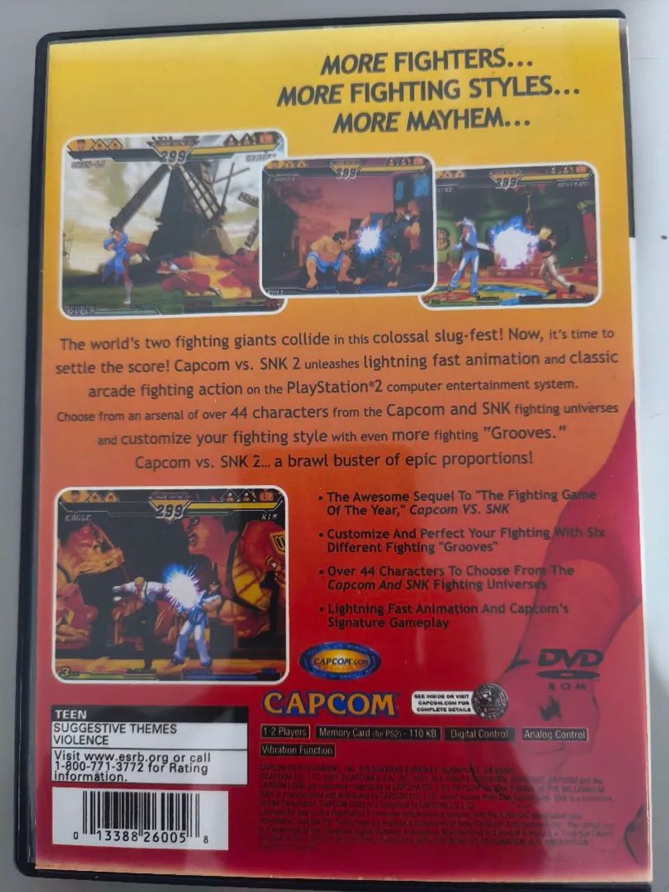 Capcom x Snk 2 Playstation 2 original  - Foto 2