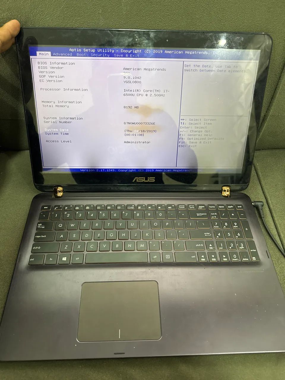 Notebook Asus core i7  - Foto 2