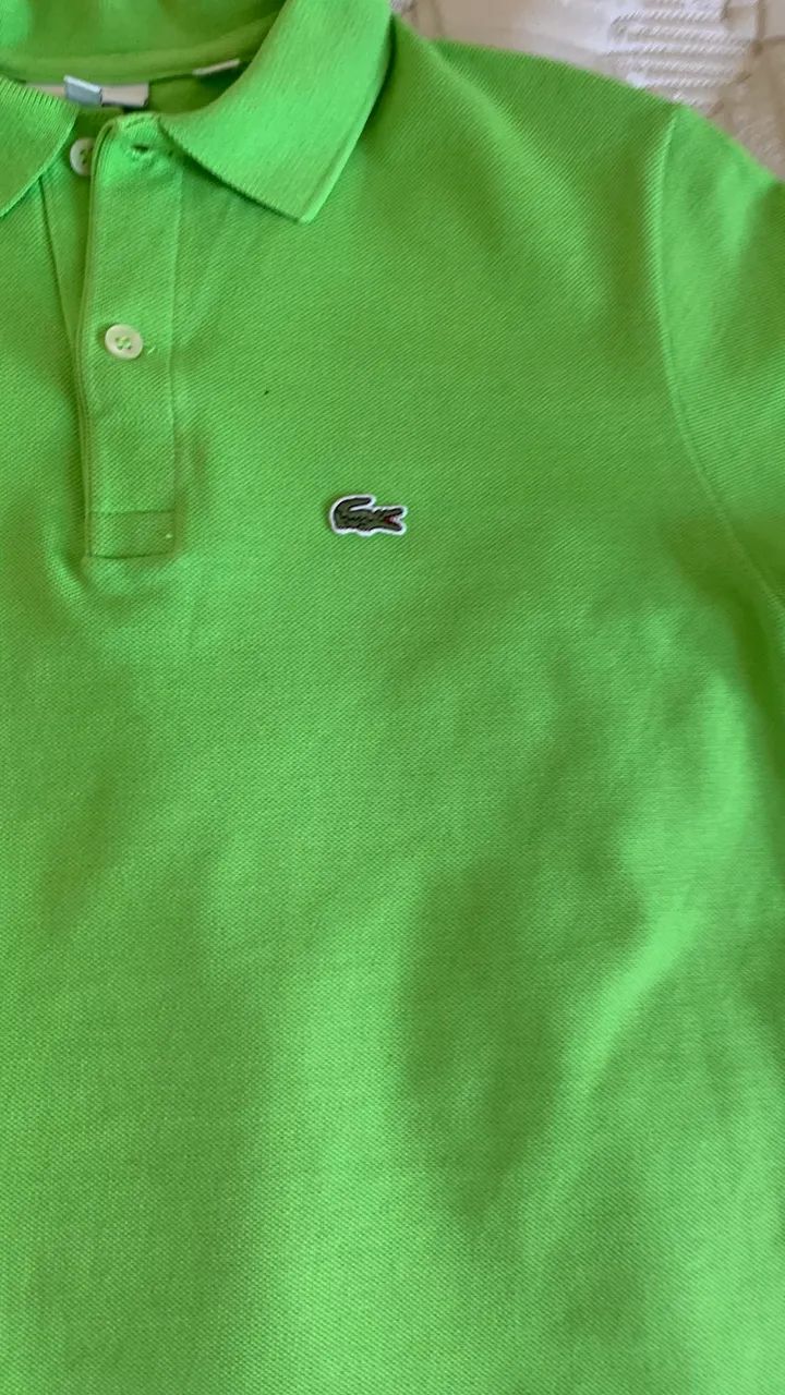 Polo Lacoste verde infantil - Foto 3
