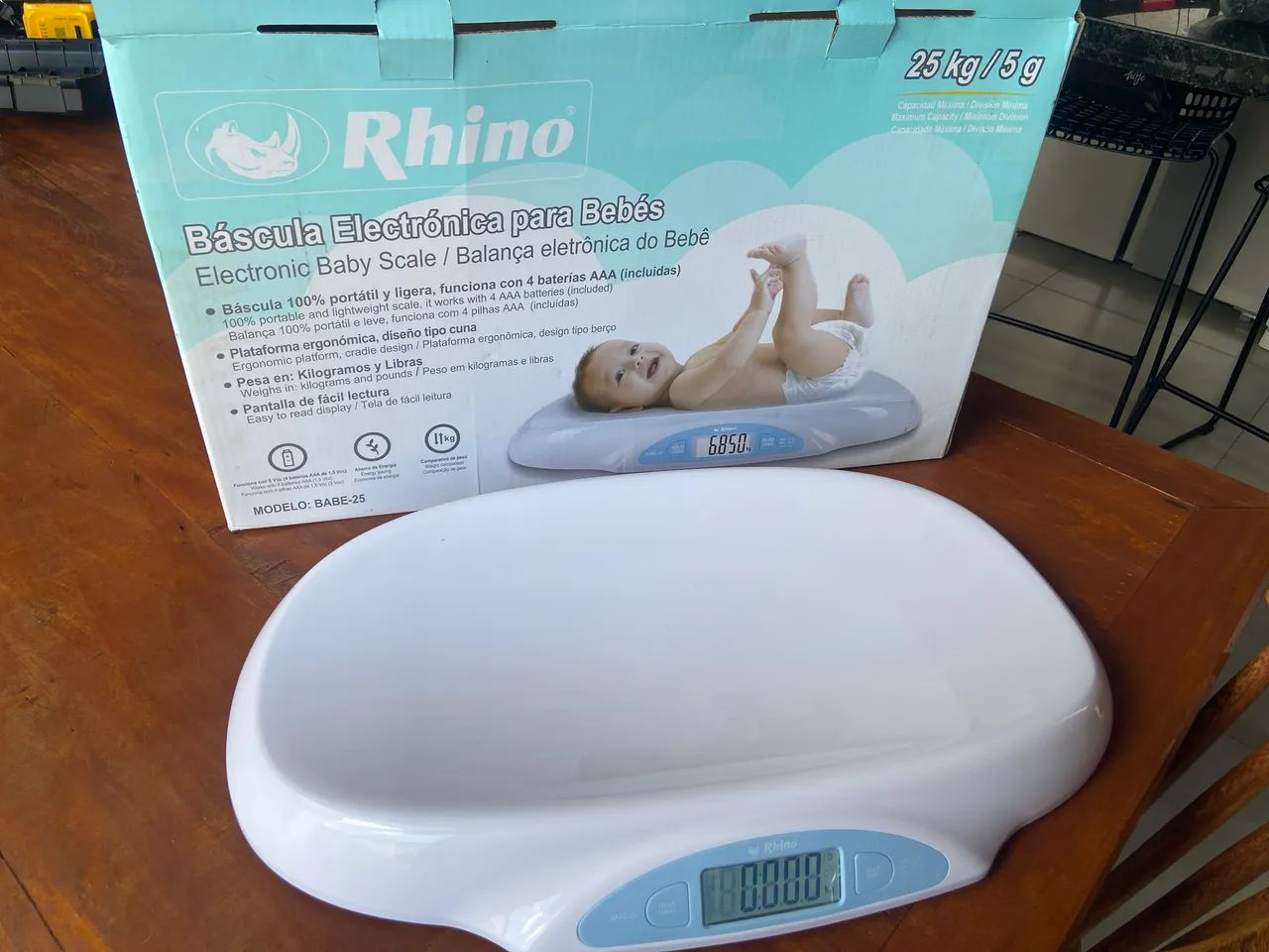 Balança digital para bebês 