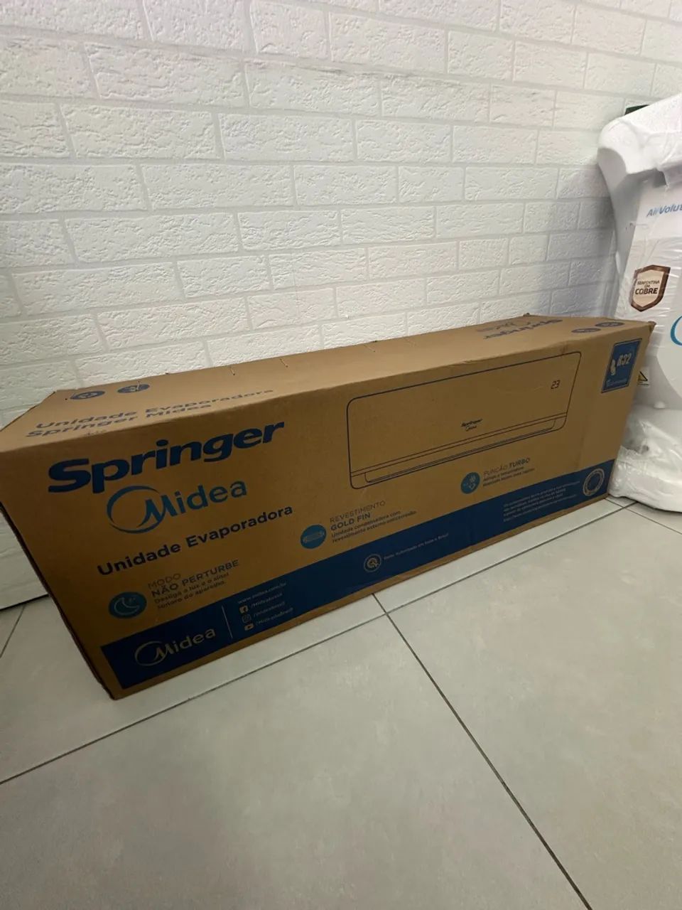 Ar-Condicionado Springer Midea AirVolution 18.000 BTUs 220V ? NOVO - Foto 2