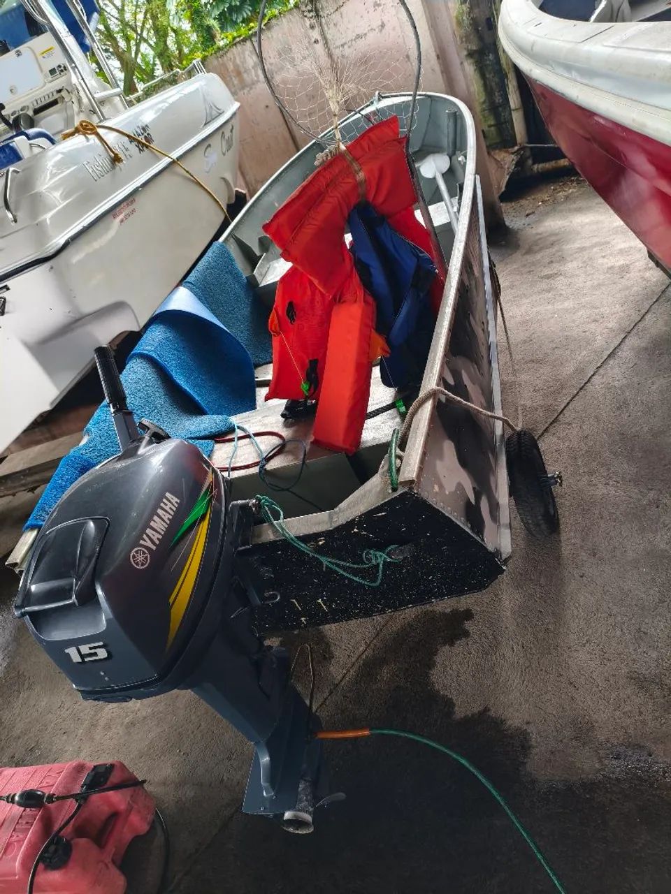 Barco Karib 4,20m alum.com motor 15hp Yamaha 2020 - Foto 2