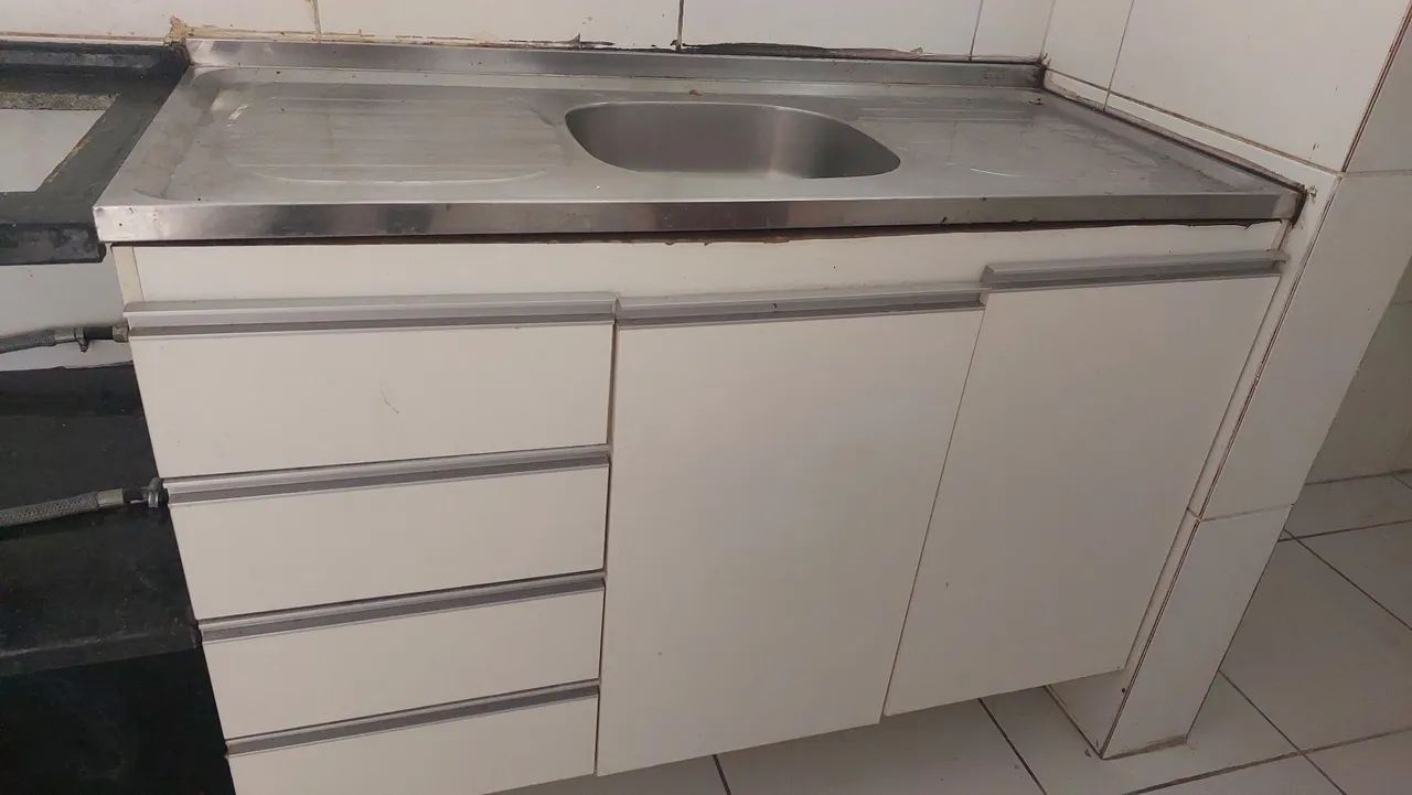 Balcão inox e armário  - Foto 4