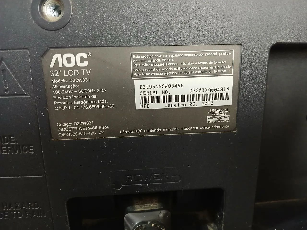 TV LCD 32" AOC - Foto 3