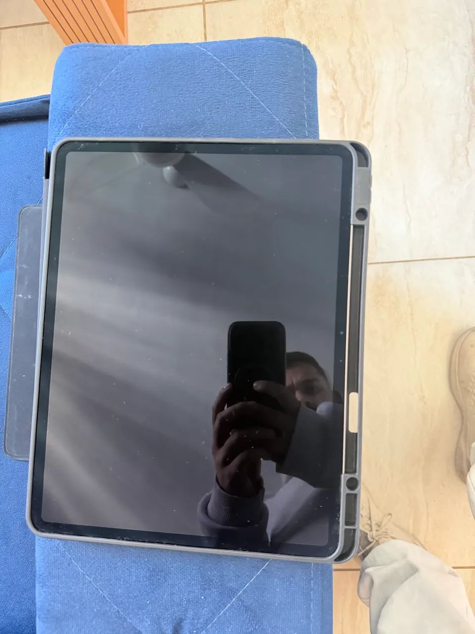 Apple iPad Pro 12,9? M2 ? IMPECÁVEL | 100% BATERIA | CAPA DE COURO - Foto 5