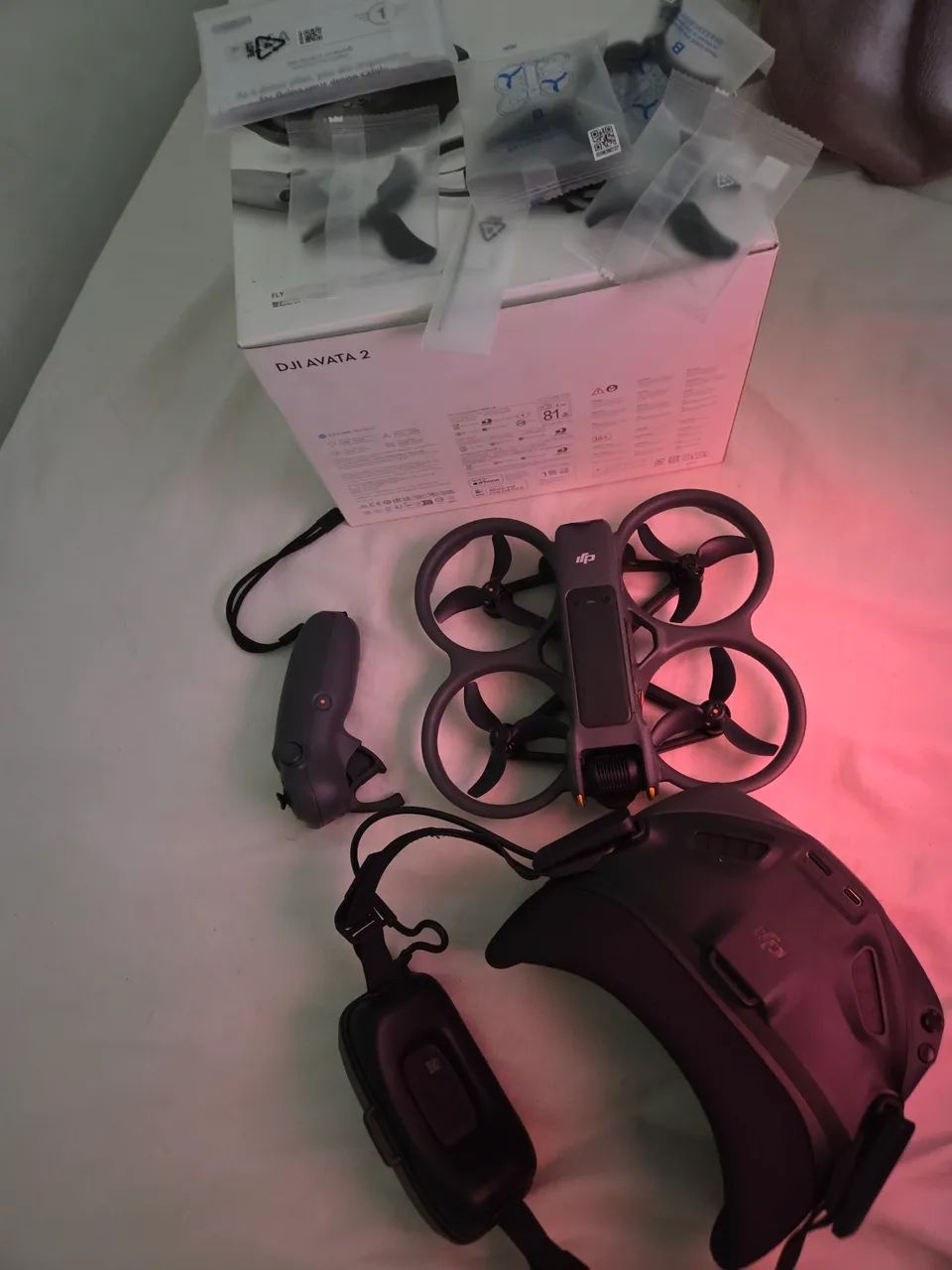 Drone FPV DJI Avata 2 Combo + Óculos Goggles 3 (Impecável) - Foto 5