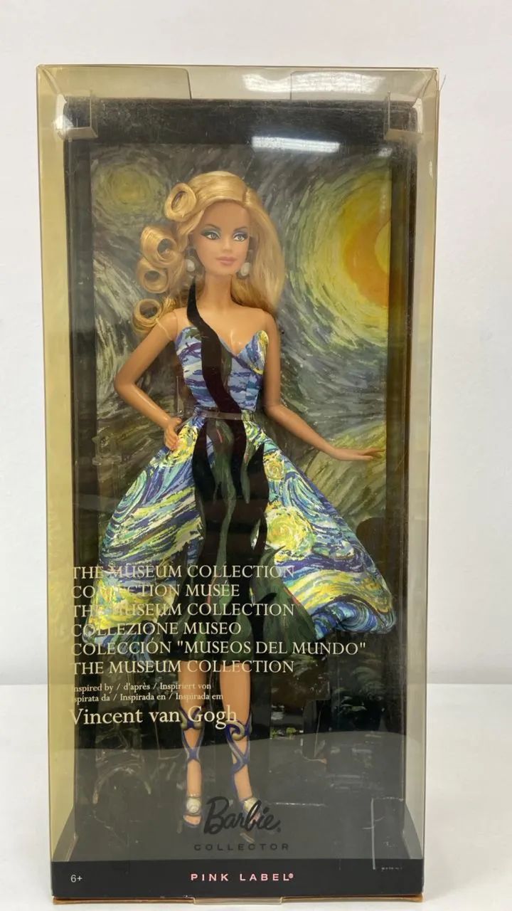 Barbie van gogh colecionável 