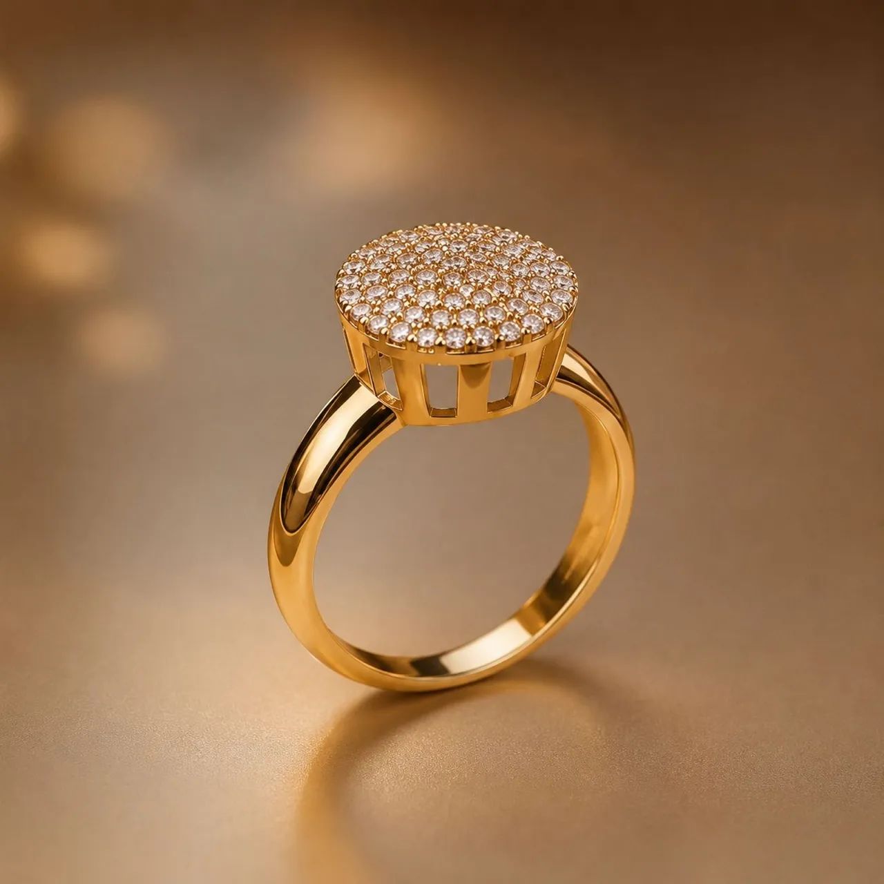 Anel Pavê Diamond em Ouro 18K 750