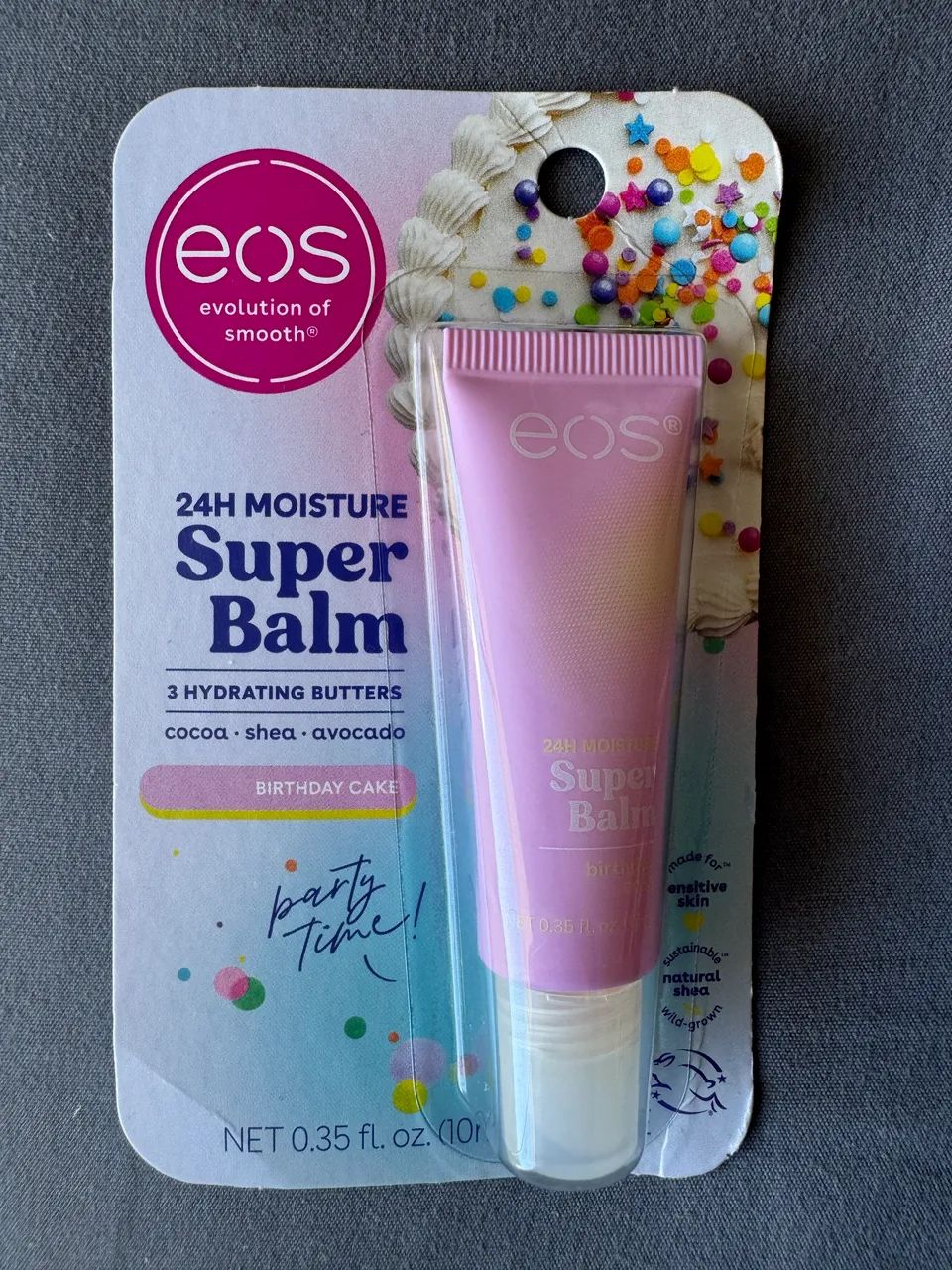 Super Lip Balm birthday cake EOS  - Foto 2