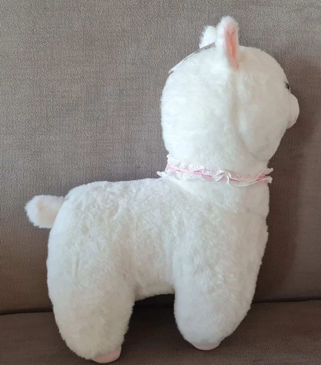 Pelucias 30 cm lhama e urso rosa - Foto 4