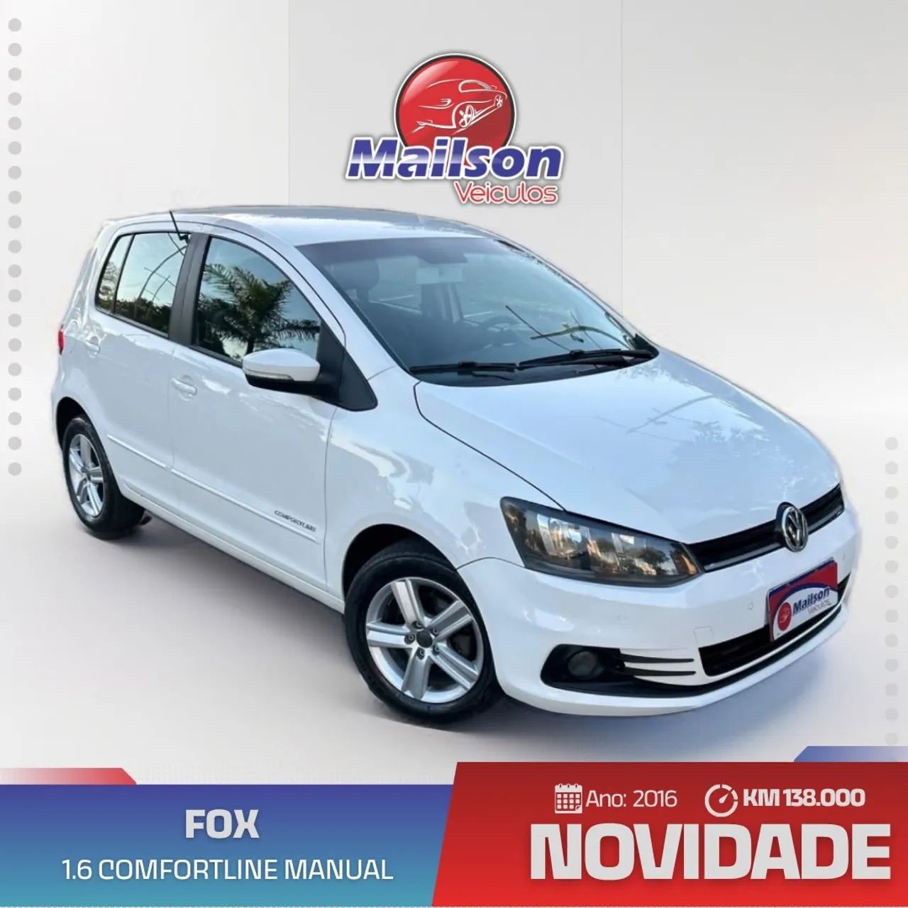 Volkswagen Fox Fox Comfortline 1.6 Flex 8V 5p 2016
