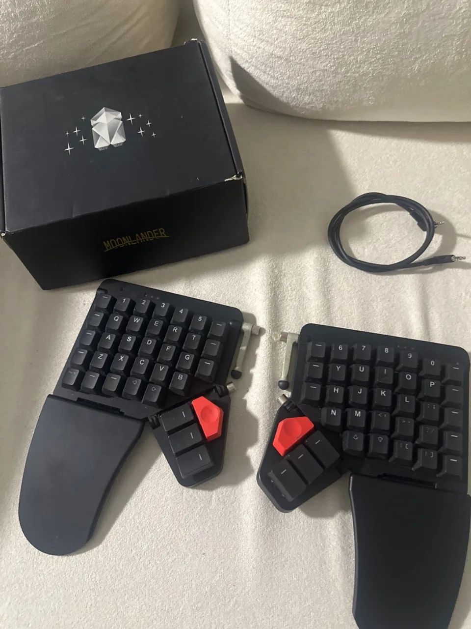 Kit Teclado Moonlander MK1 com Tripod Stand - Foto 4